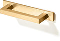 TUNNY 10 Pack Square Cabinet Handles 3.8in CC - Brushed Champagne Gold