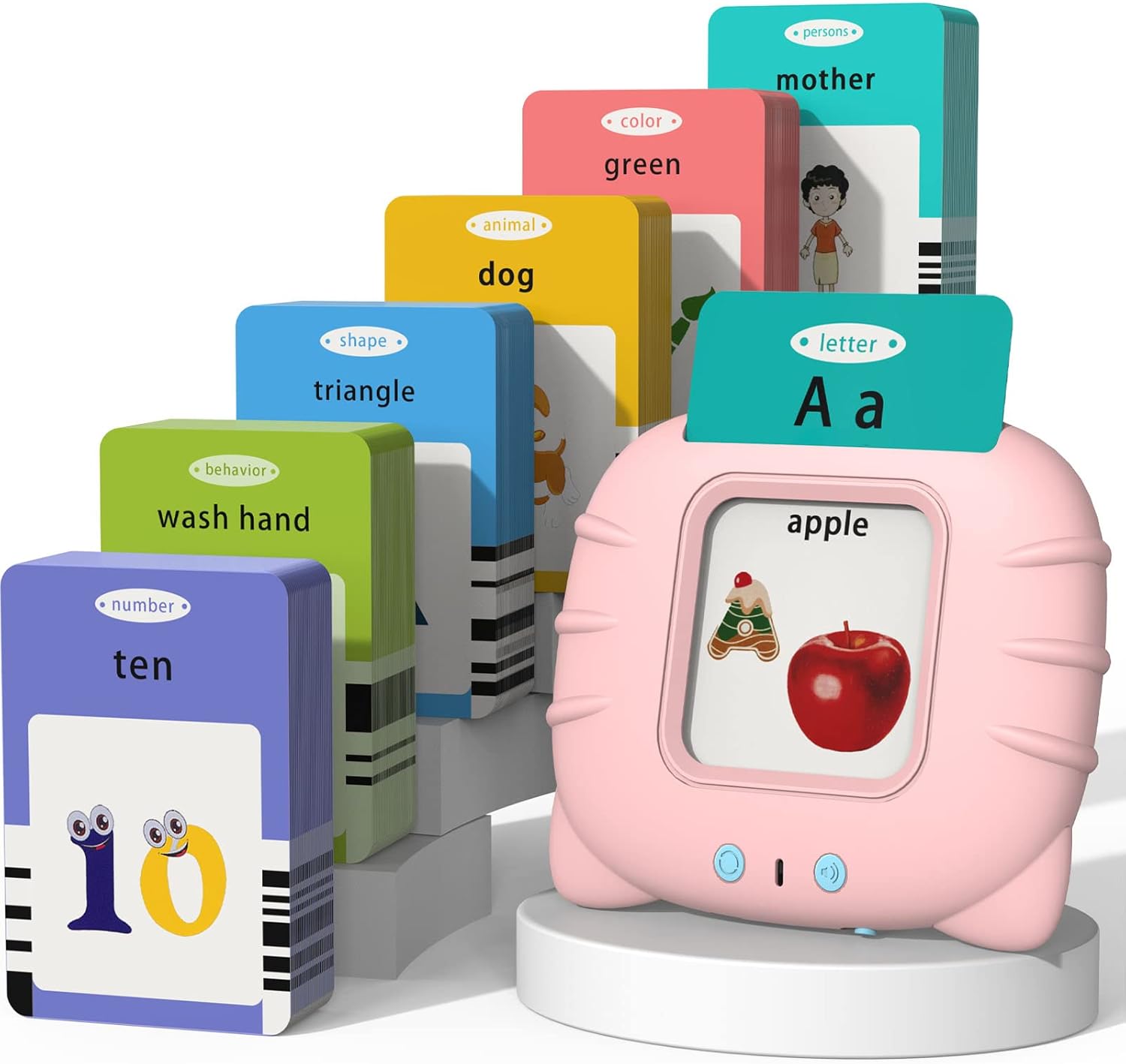 Interactive Toddler Speech Therapy Flash Cards - 255 Cards