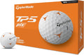 TaylorMade TP5 PIX ONE Dozen Golf Balls - Tour Feel and Alignment
