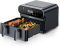 11-QT Large Air Fryer - 8-in-1 XL Airfryer with Flex Basket - Dual
