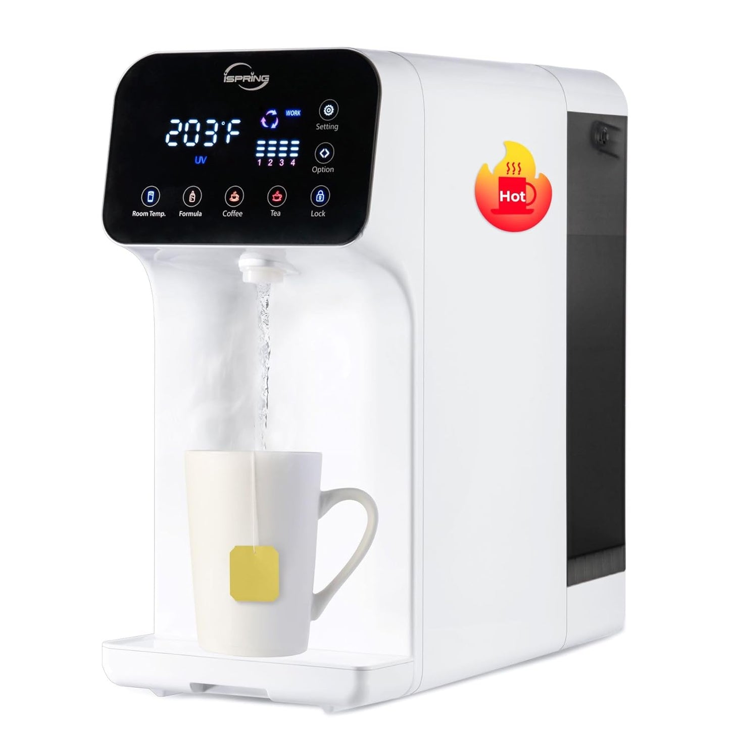 iSpring RCD100 Countertop Reverse Osmosis System for Clean Water