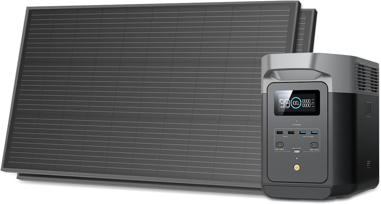 Ultimate Power On-The-Go: EF ECOFLOW Delta 2 + Solar Panels