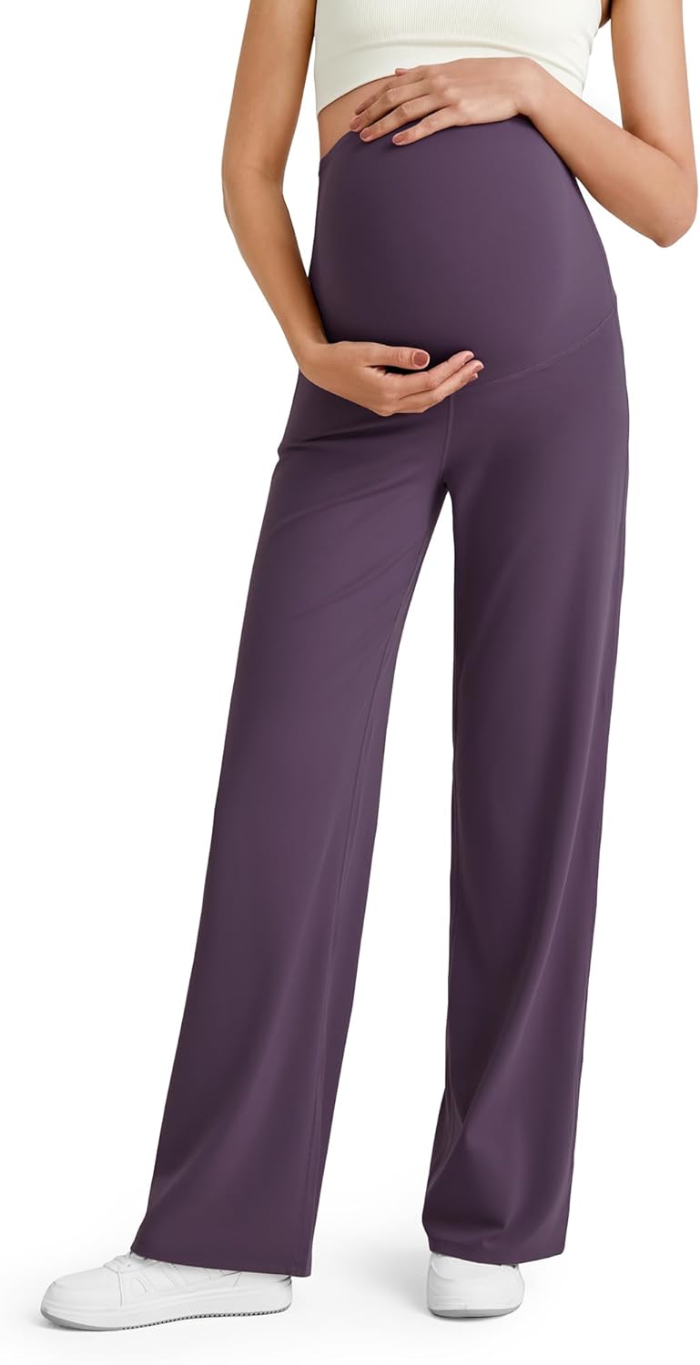 G4Free BareFeel Maternity Dress Yoga Pants for Comfort & Style