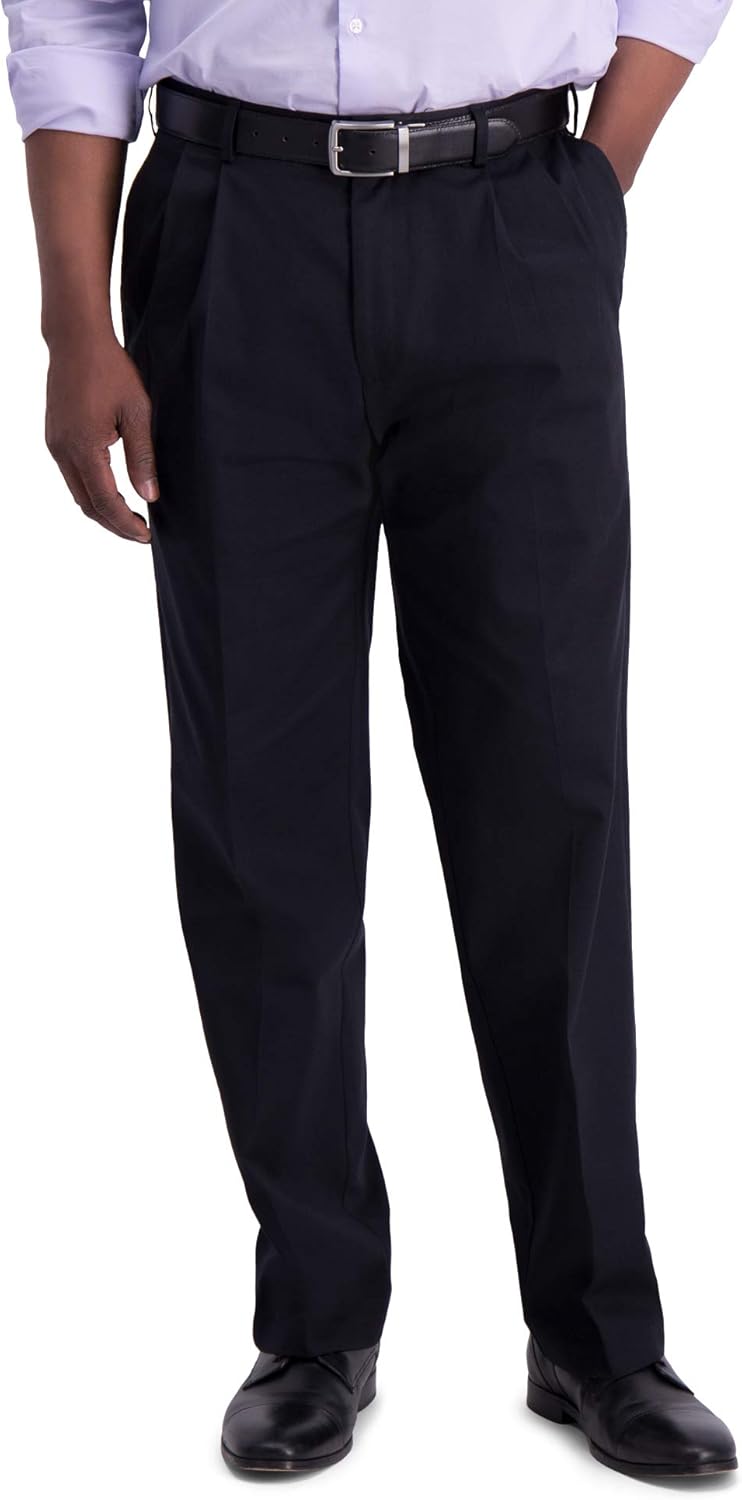 Haggar Men's Iron Free Premium Khaki Classic Fit Pants Review