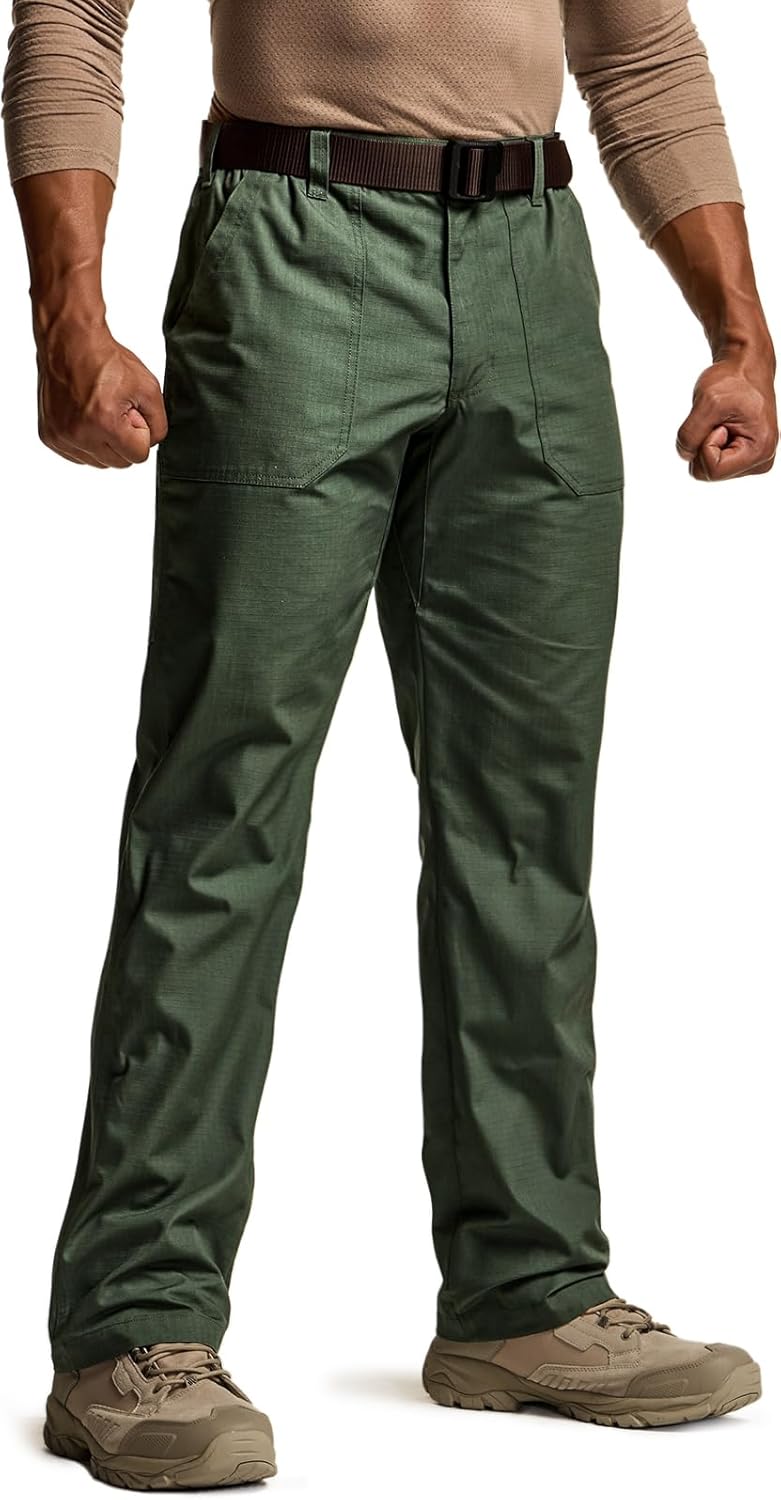 CQR Men's Quick Dry Work Pants for Tactical Outdoor Activities