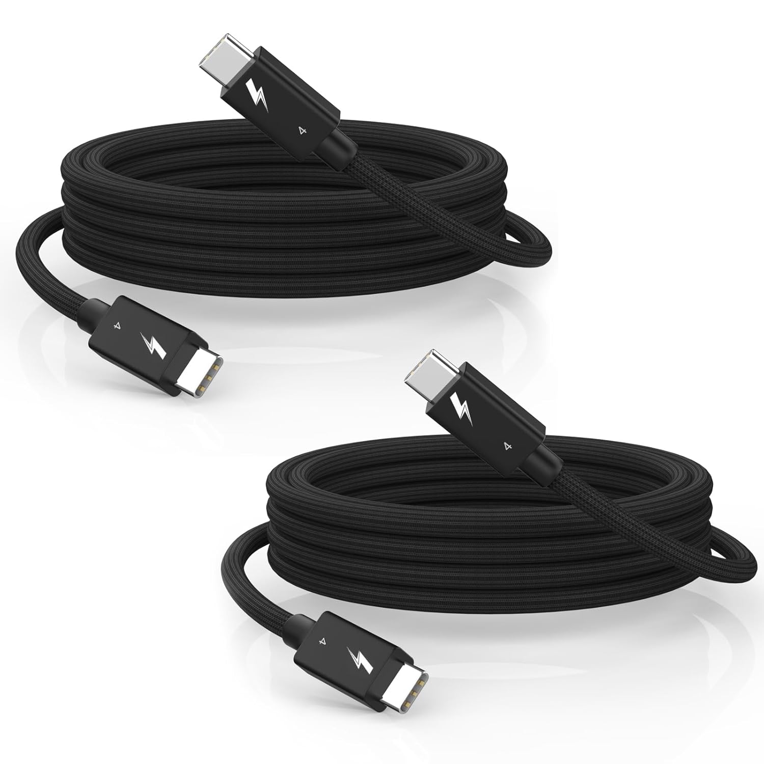 Thunderbolt 4 Cable 2Pack 6.6FT for Fast Charging and Data