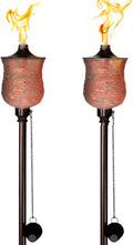 Deco Window 4-in-1 Garden Torch 2-Pack - Convertible Table & Deck
