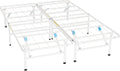 Platform Bed Frame Full, Foldable Metal - Quiet, 14 in Storage
