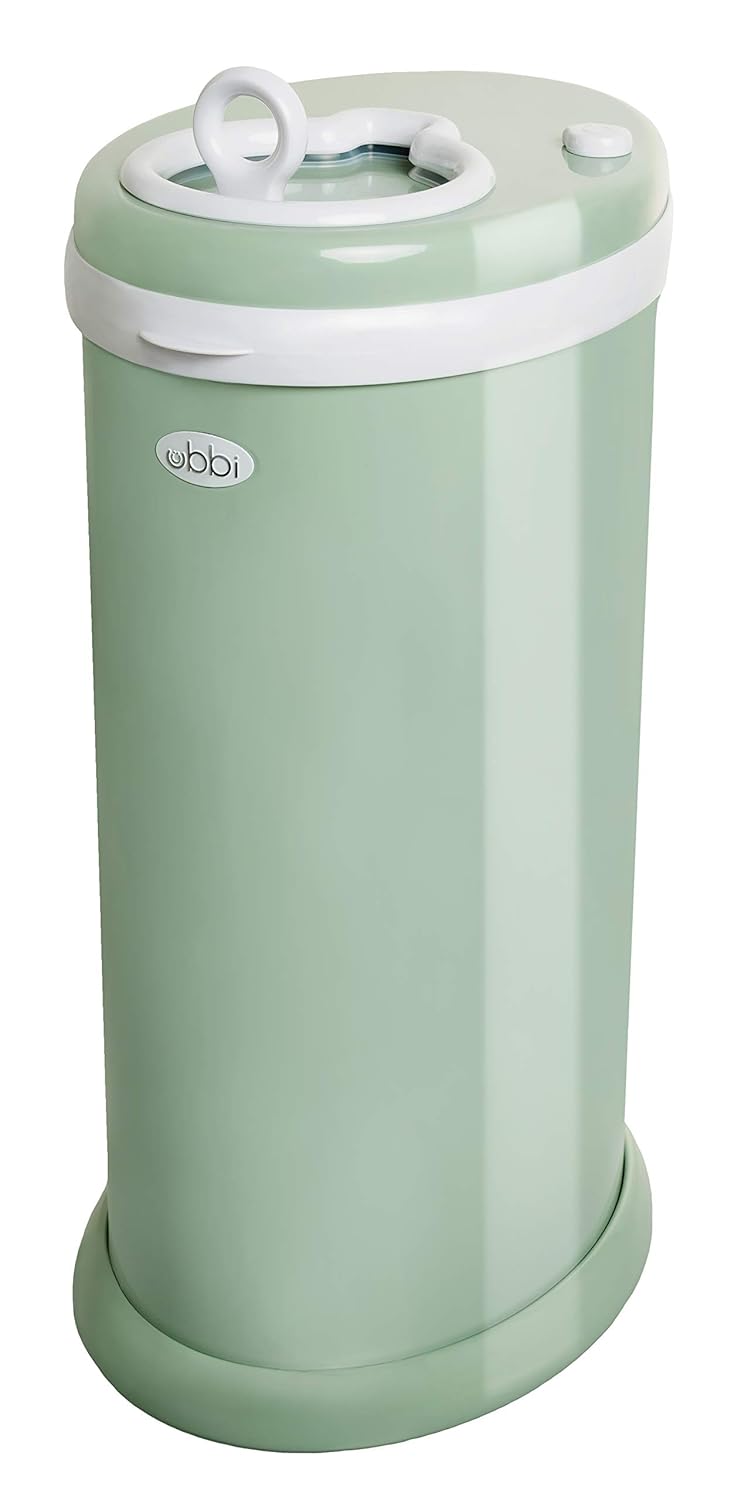 Ubbi Steel Diaper Pail with Odor Locking Technology for Parents