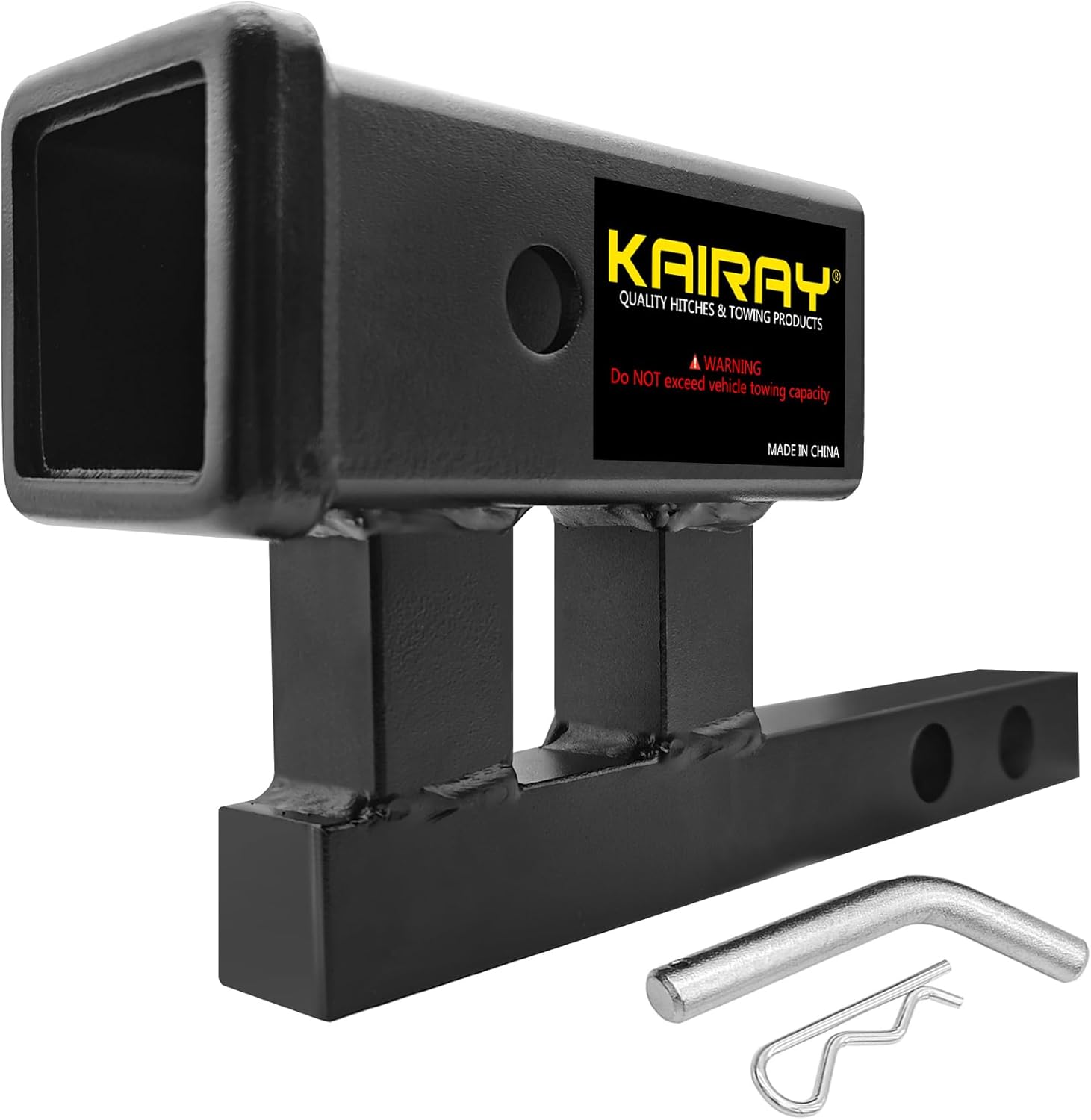 1-1/4 inch to 2 inch Hitch Adapter for Class I and II Receivers