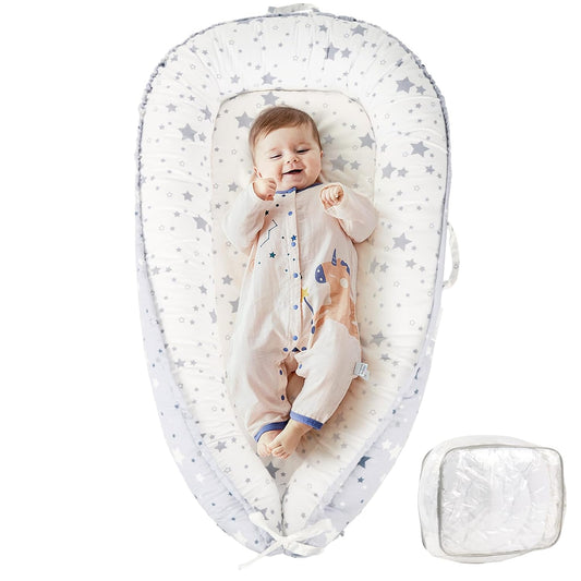 Cozy White Baby Lounger: Aivermeil Bliss