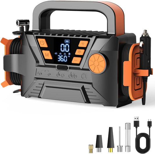 Fast Inflate Anywhere - Portable Battery Air Pump