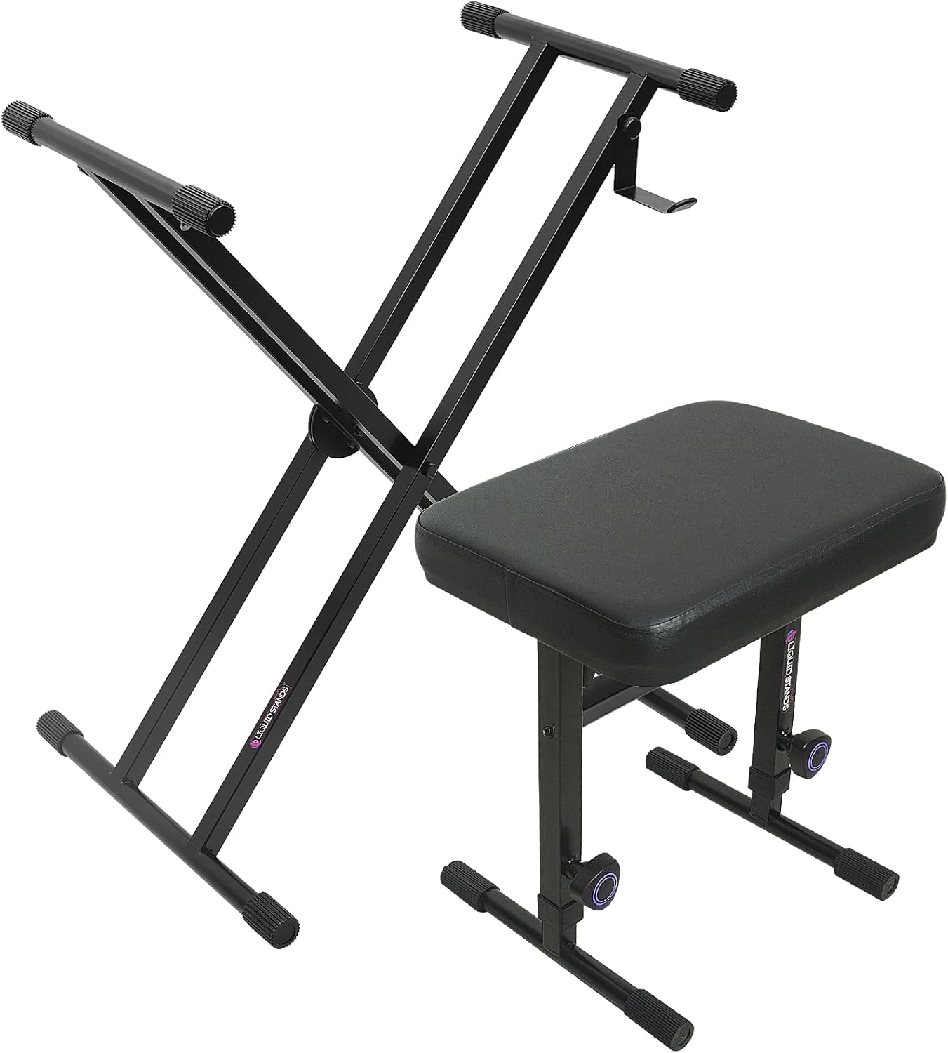 Portable Heavy-Duty Keyboard Stand & Bench