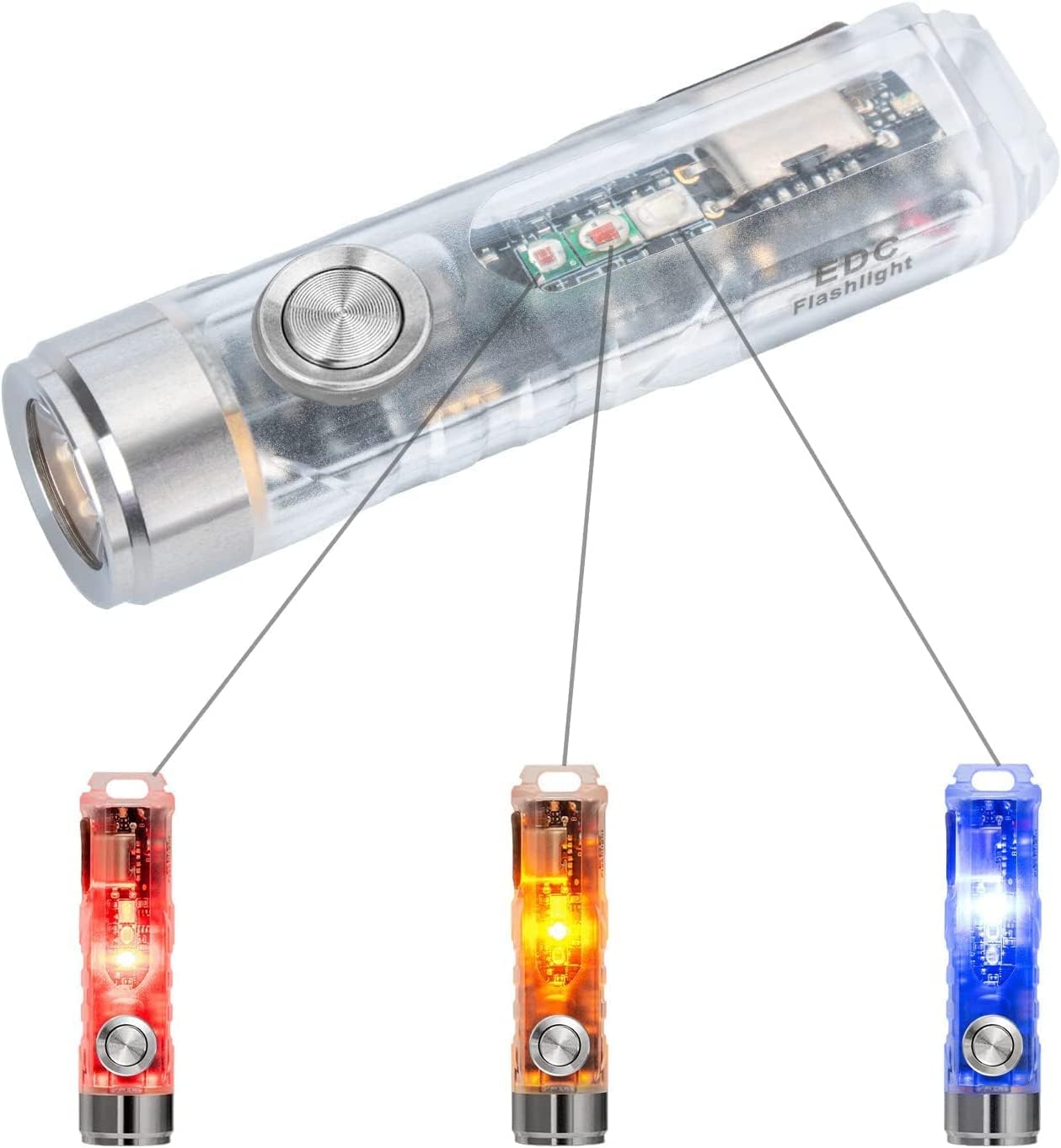 RovyVon Aurora A8 Keychain Flashlight: Compact & Bright EDC Light