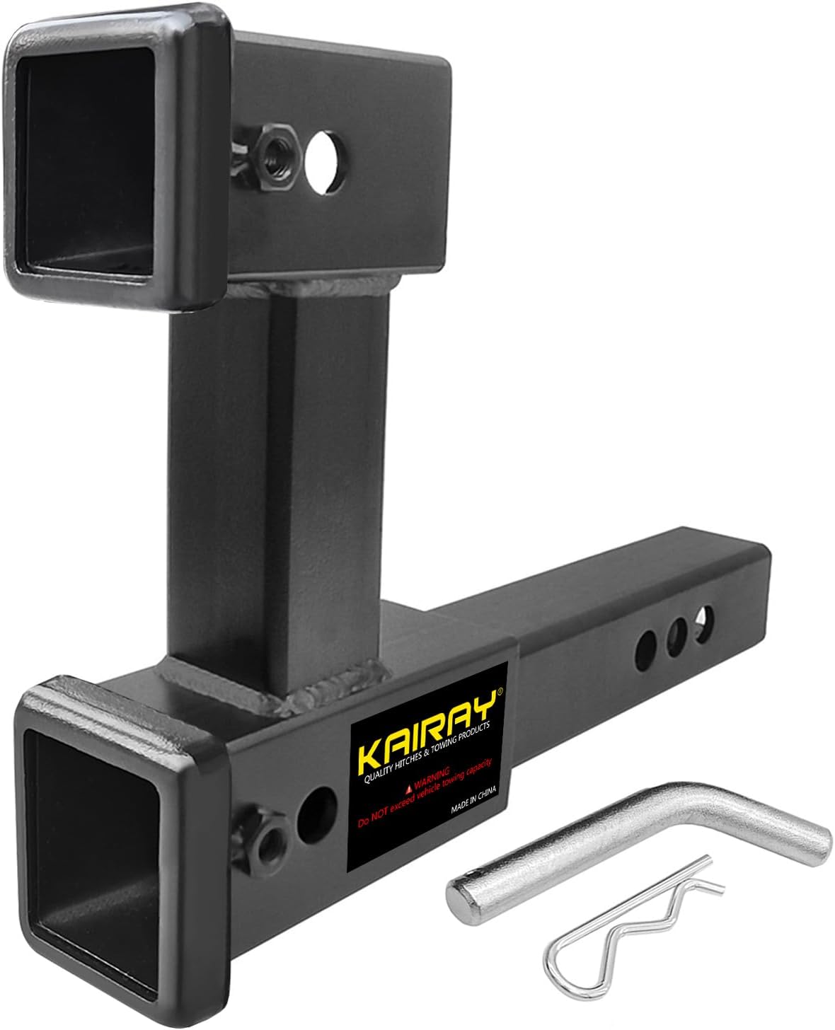 Double Hitch Receiver 2 Inch Trailer Extension for Versatile Use