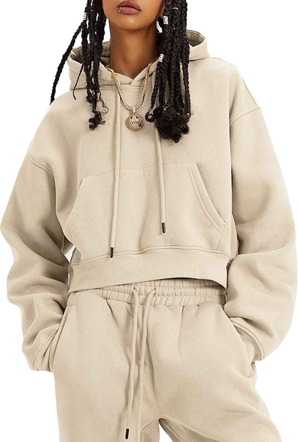 Kissonic Women's Fleece Jogger Sets for Cozy Comfort and Style