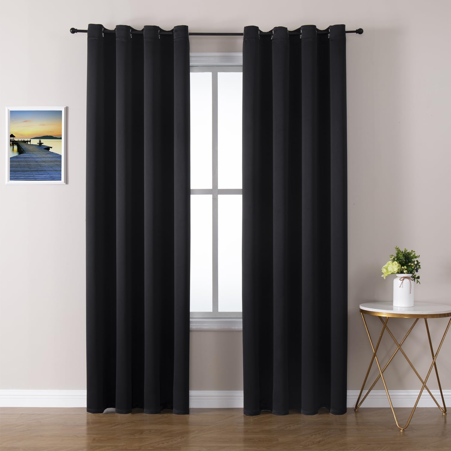 Blackout Curtains 108 Inches Long for Living Room and Bedroom