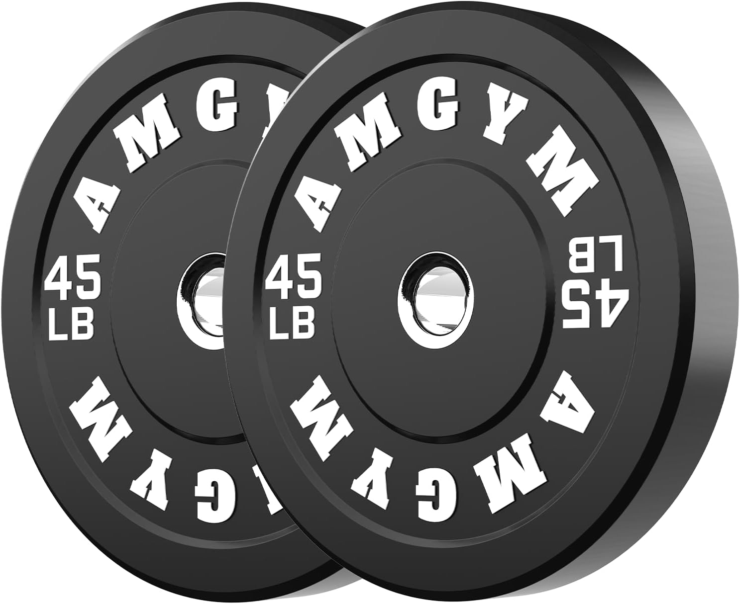 Rubber Olympic Weight Plates Set for Strength Training 10-500lbs
