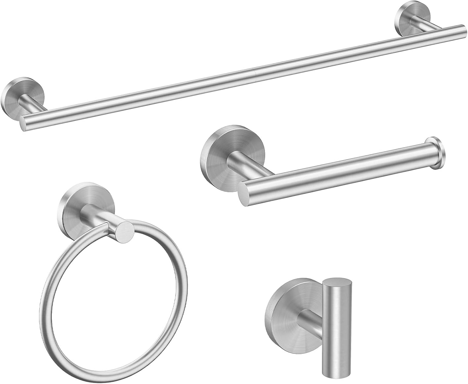 Modern 24-Inch Towel Bar Set for Stylish Bathroom Upgrade
