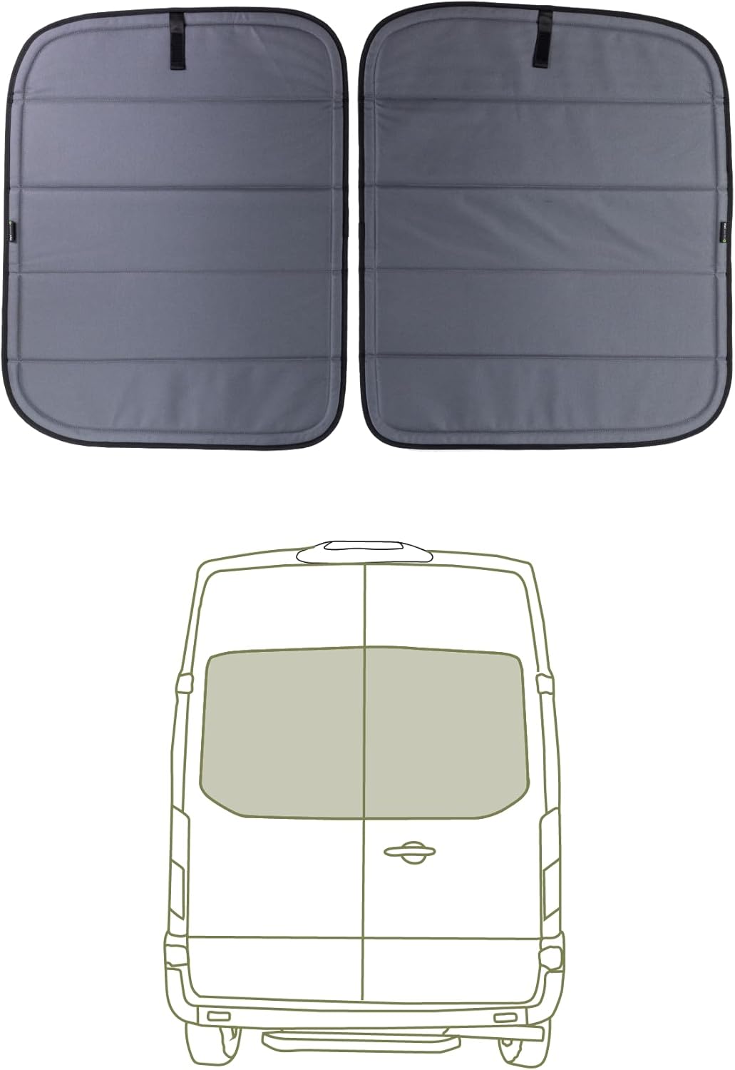 VanEssential Insulated Blackout Window Covers for Ford Transit