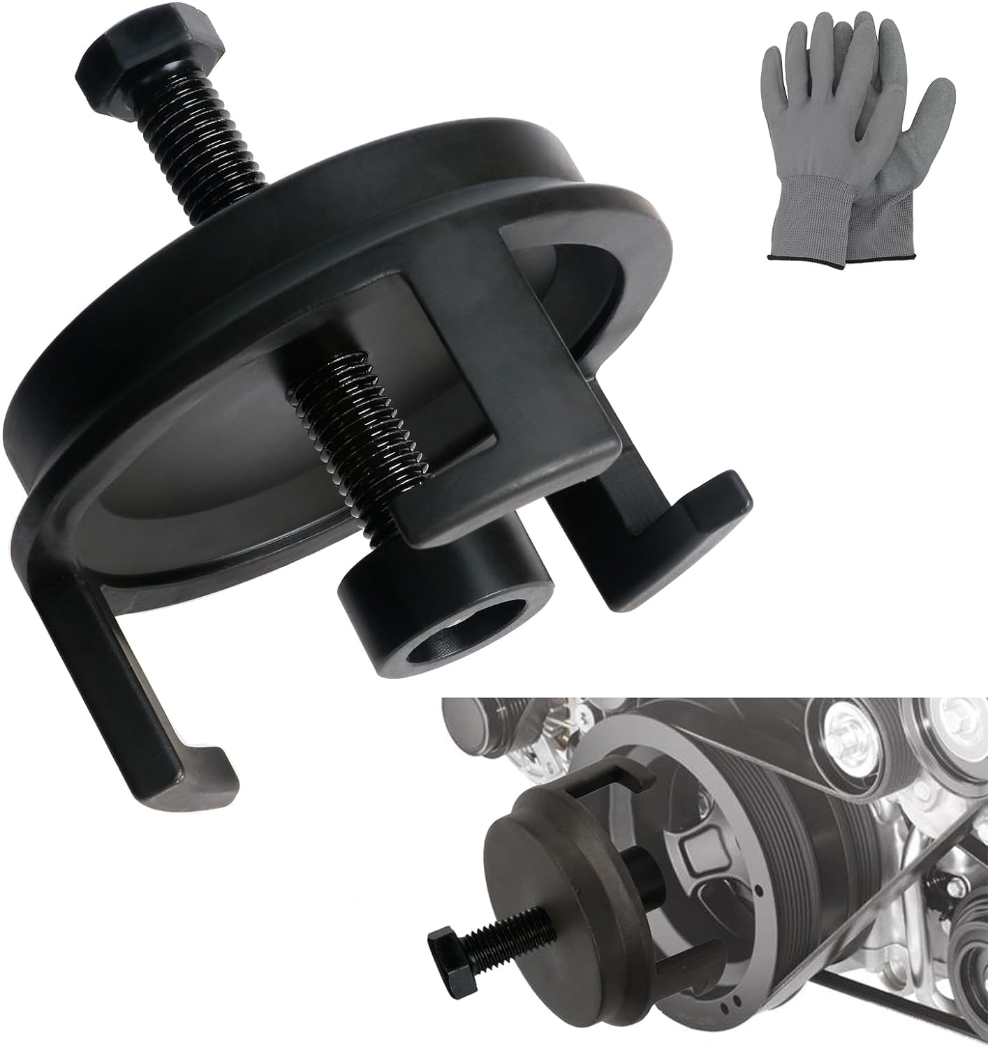 Harmonic Balancer Puller for GM, Chrysler, Jeep, Dodge Vehicles