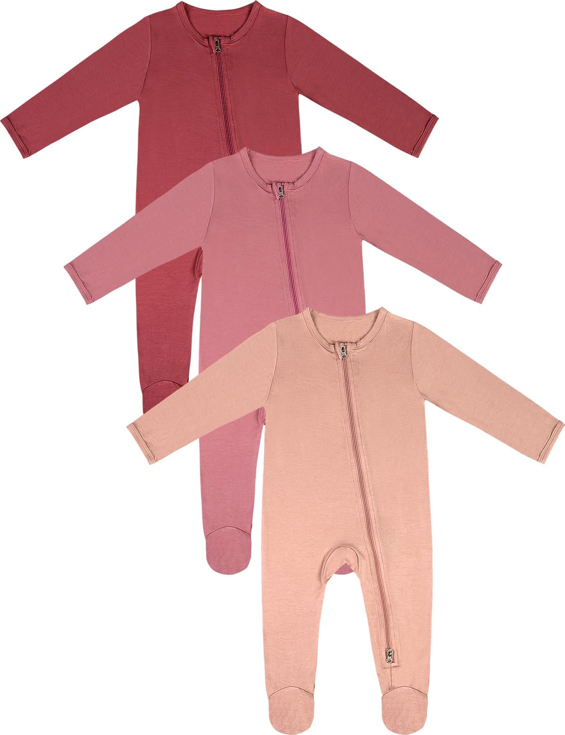 Jimonda Baby Romper Bamboo Pajamas for Boys and Girls Sleepers