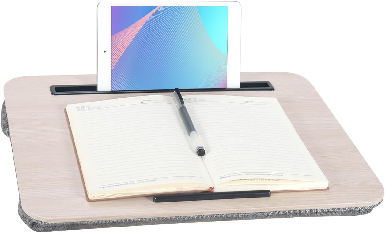 YUELAKE Lap Desk: Portable Cushioned Comfort for 16 Laptops