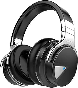 Silensys E7 Active Noise Cancelling Headphones for Deep Bass
