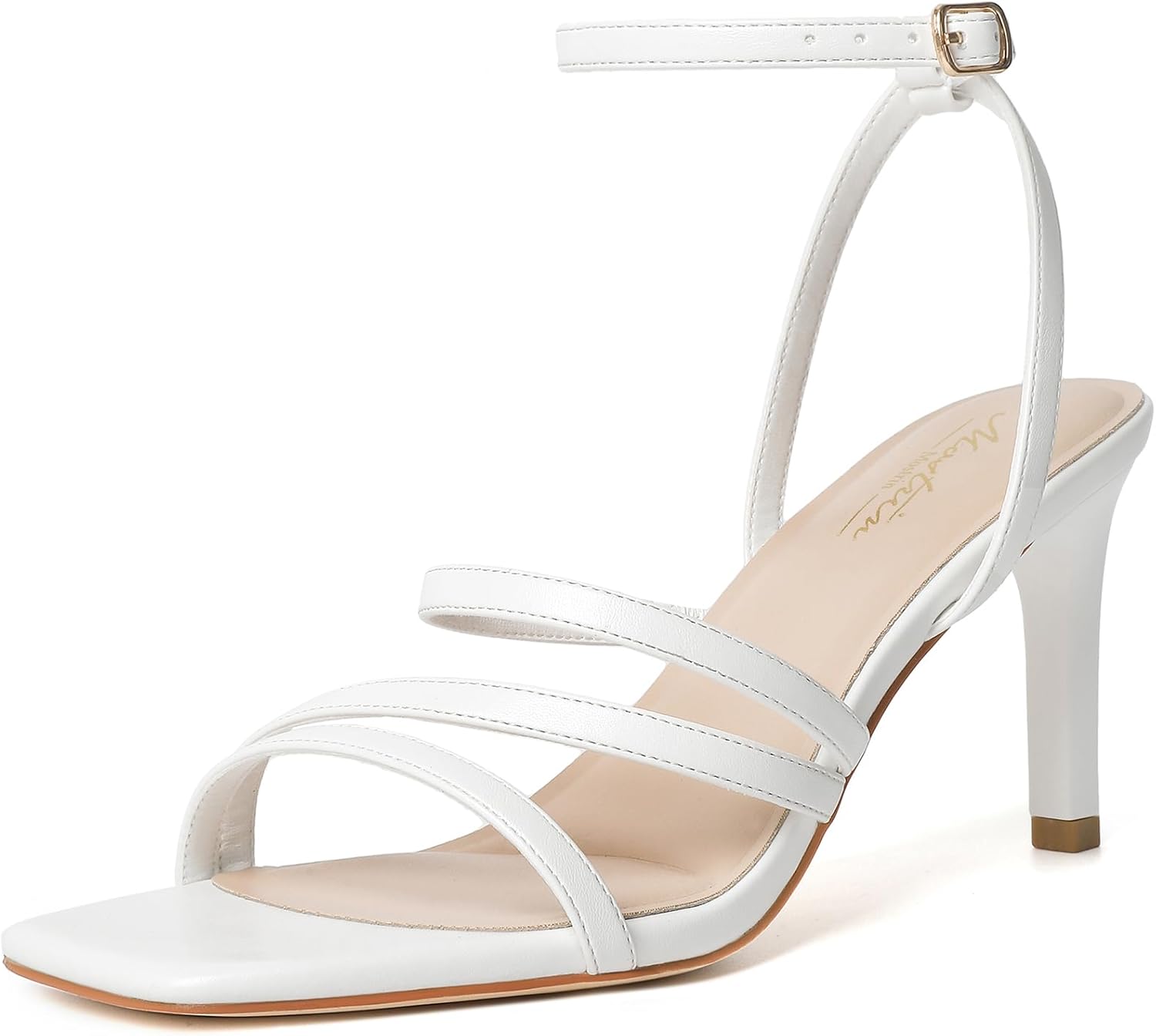 Mostrin Womens Sandals Strappy Heels for Elegant Occasions