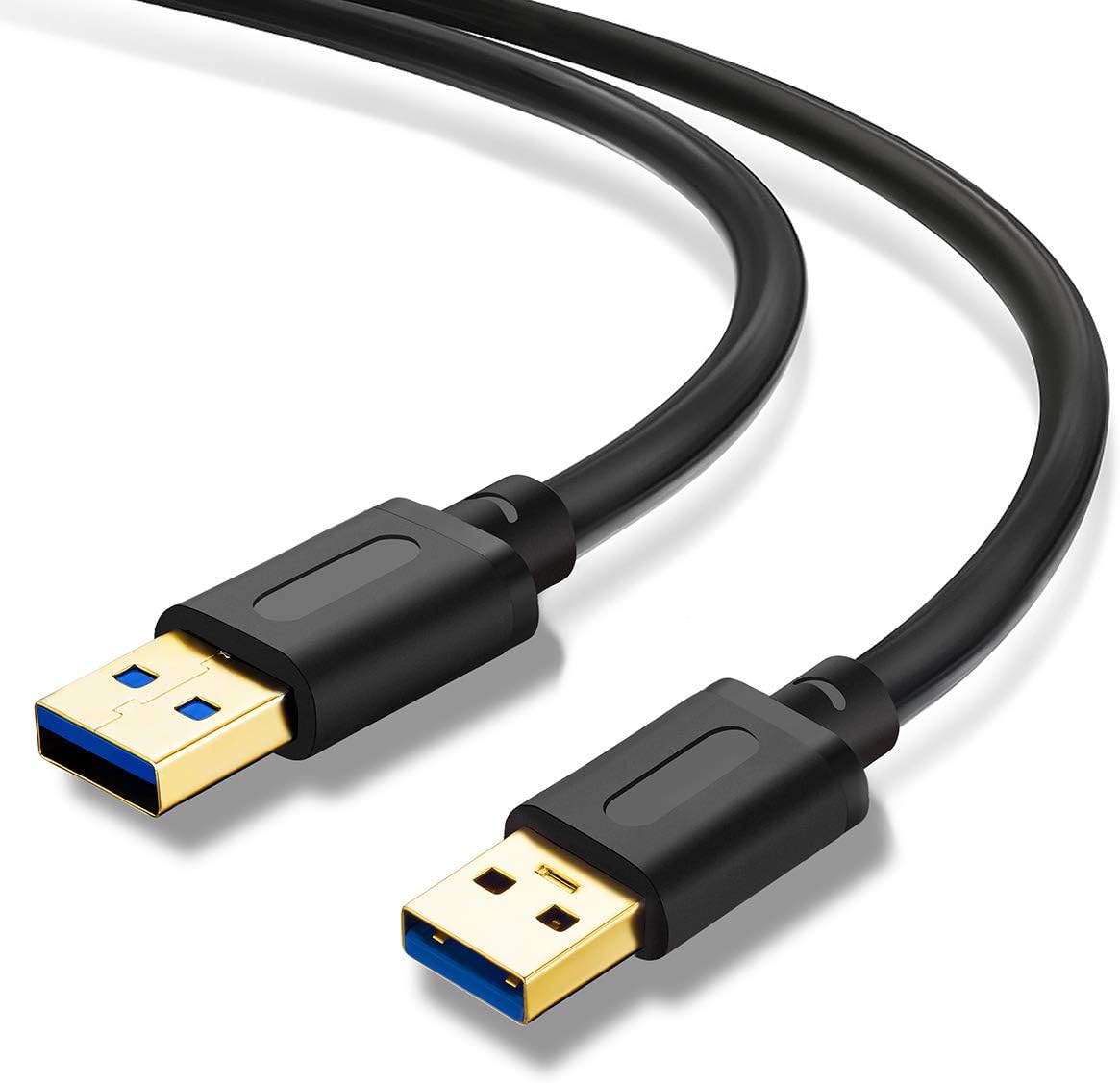3Ft USB 3.0 Male to Male Cable - Gold-Plated for Faster Data Transfer