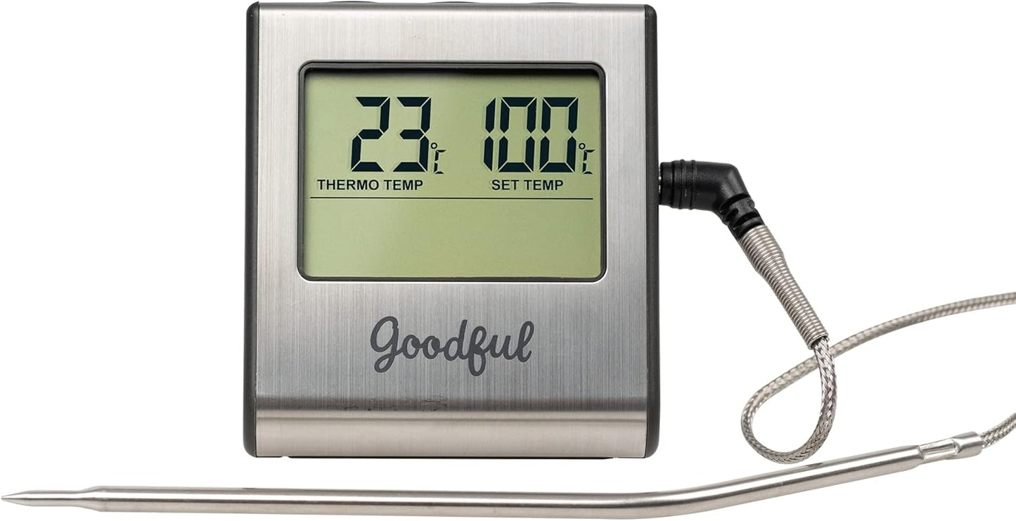 Goodful Meat Thermometer: USDA Preset Temperatures