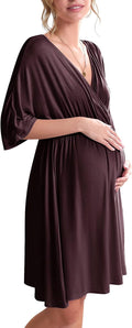 Ekouaer 3 in 1 Labor Delivery Hospital Gown Maternity (Style 9KZ4)