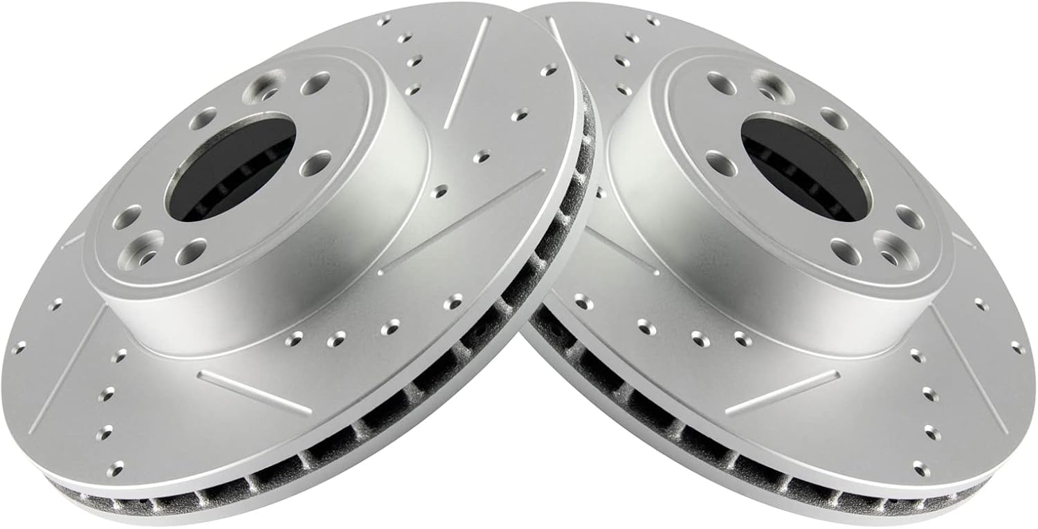 TRQ Brake Rotors Set for 1998-2002 Ford Crown Victoria & More