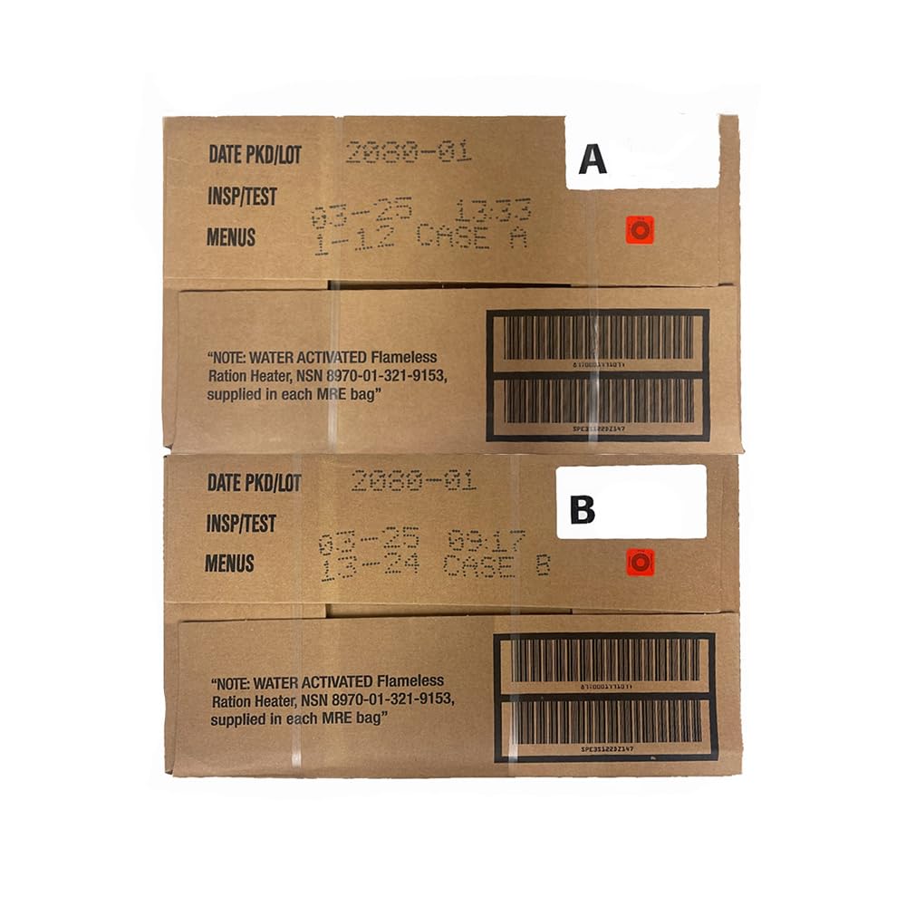 Meals Ready to Eat Genuine Military Surplus Emergency Food Supply