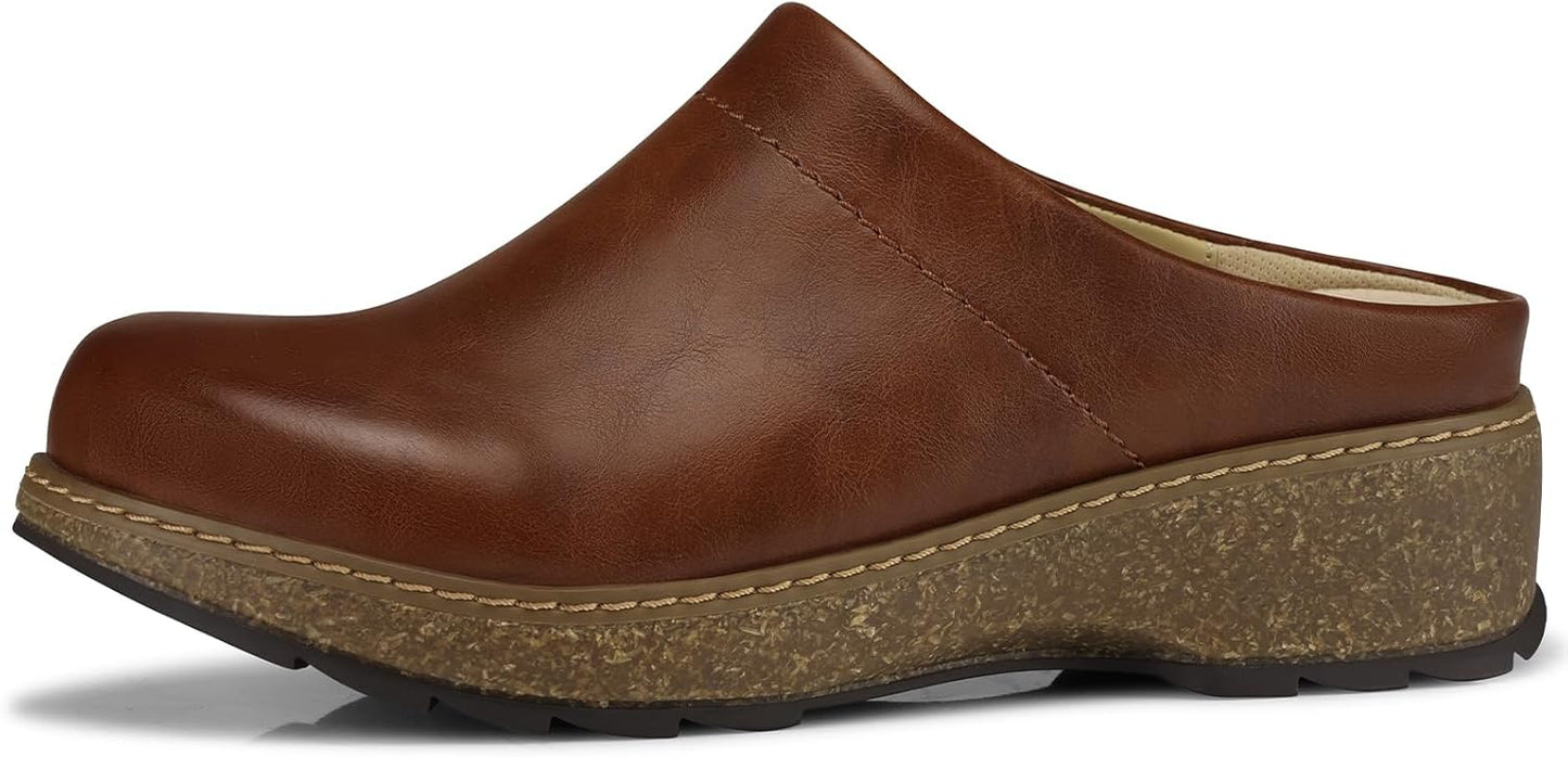 Comfortable Leather Clogs for Women - Slip On Mules for All Occasions