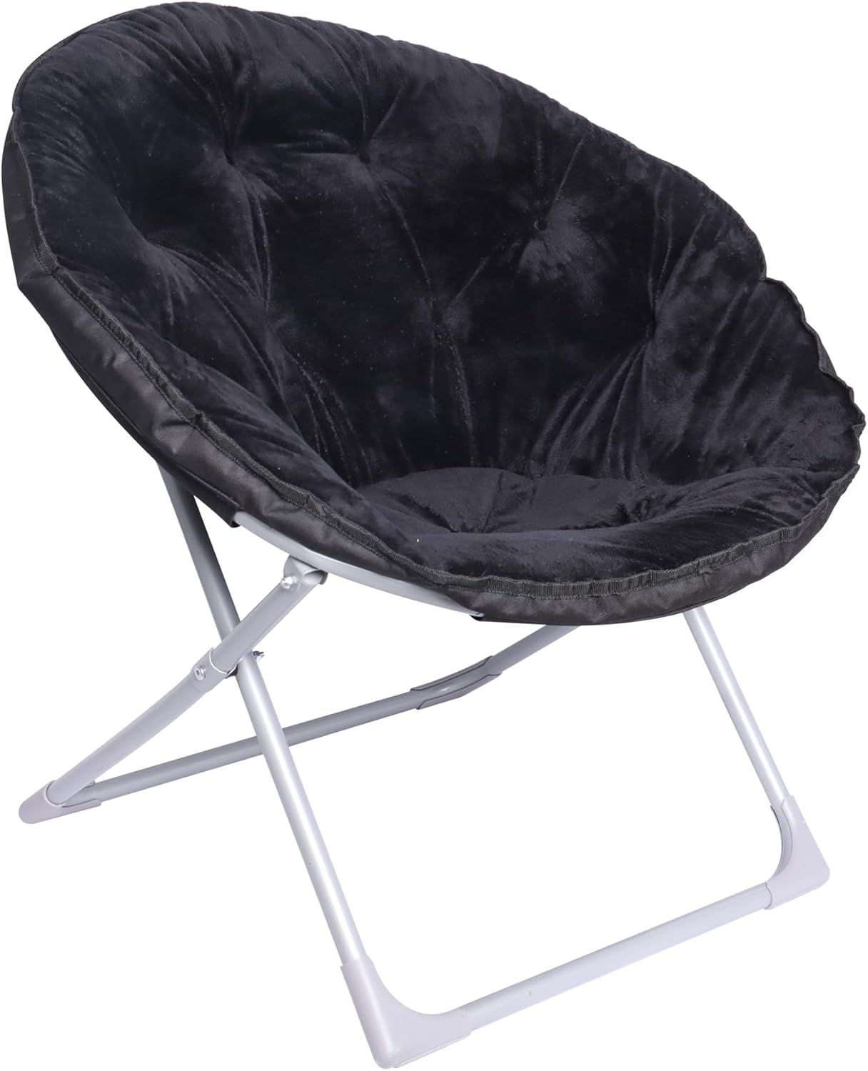 Cozy Comfort:  Basics Faux Fur Saucer Chair