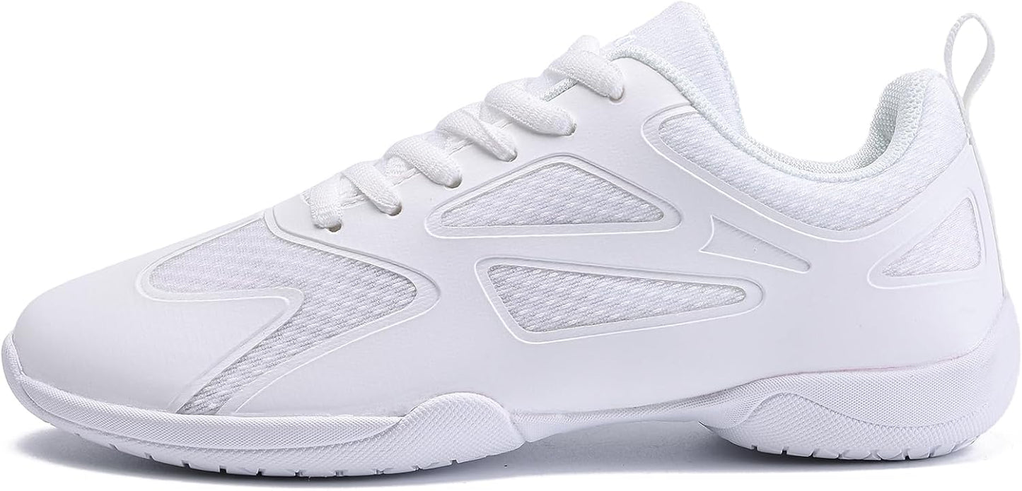 Lightweight White Cheer Shoes for Girls and Women Athletic Use