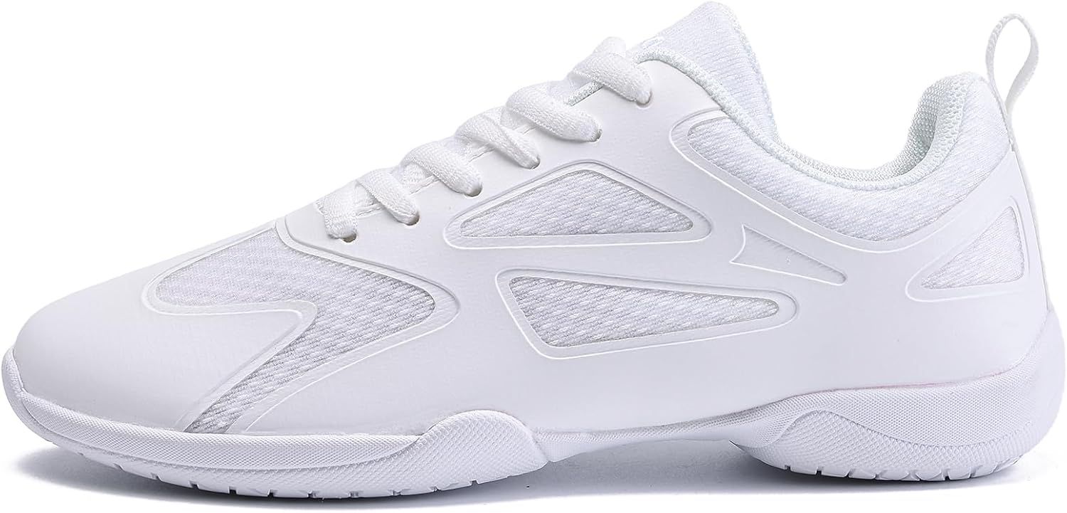 Lightweight White Cheer Shoes for Girls and Women Athletic Use