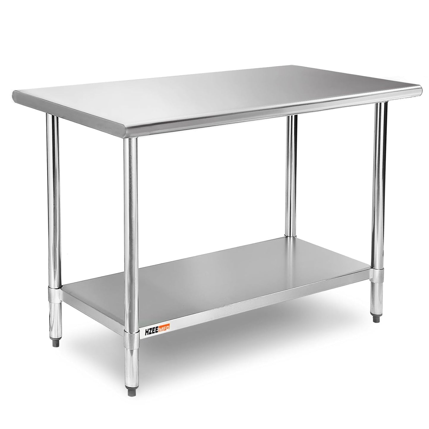Stainless Steel Table for Prep & Work 24x48 inches, Heavy Duty