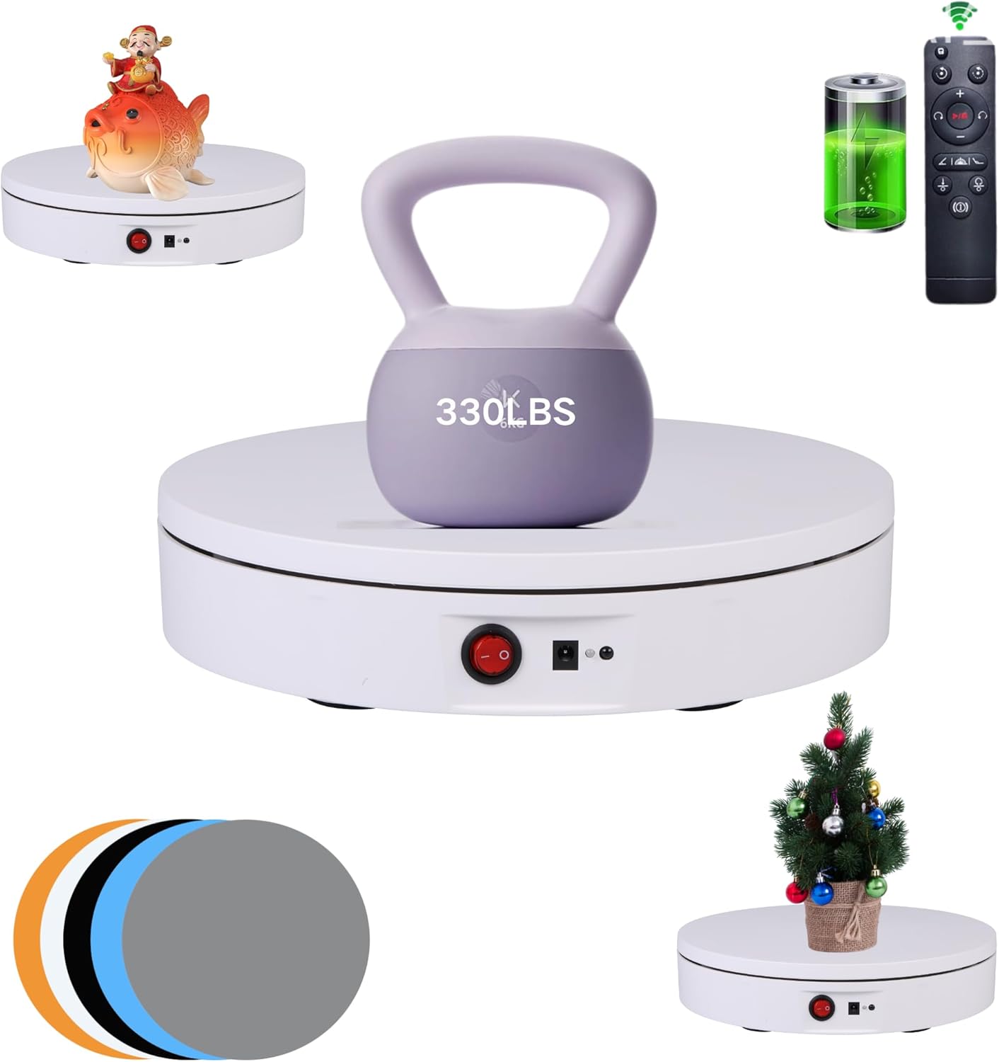 Motorized Rotating Display Stand for 360 Degree Product Show