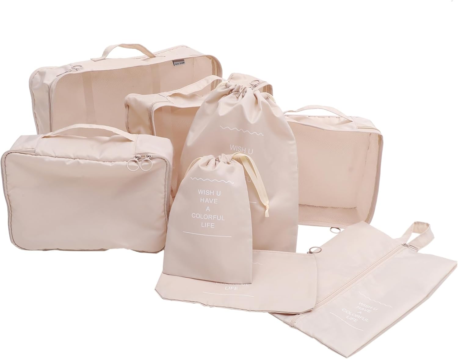 Compact Travel Packing Cubes Set - Space Saving Solution