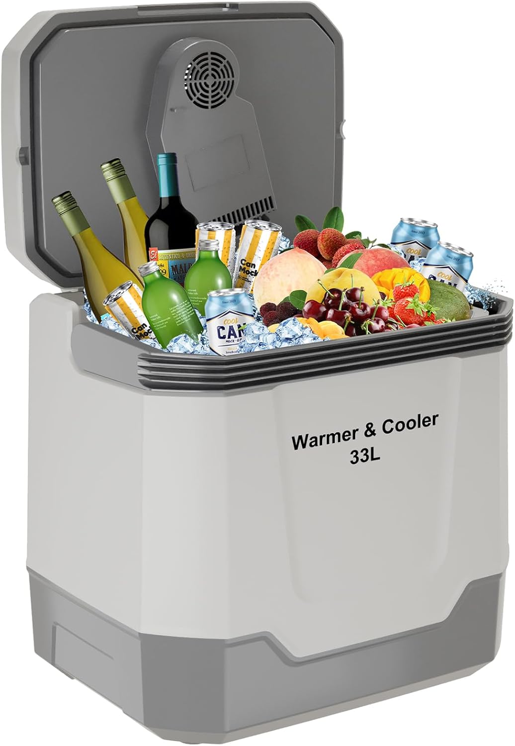 Portable Electric Cooler & Warmer - Keep Food Fresh Anywhere!