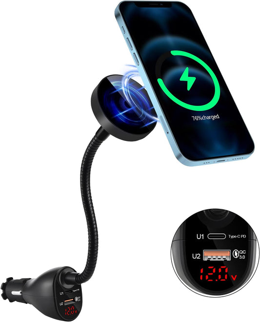 DACK 15W Car Mag-Safe Wireless Charger for iPhone
