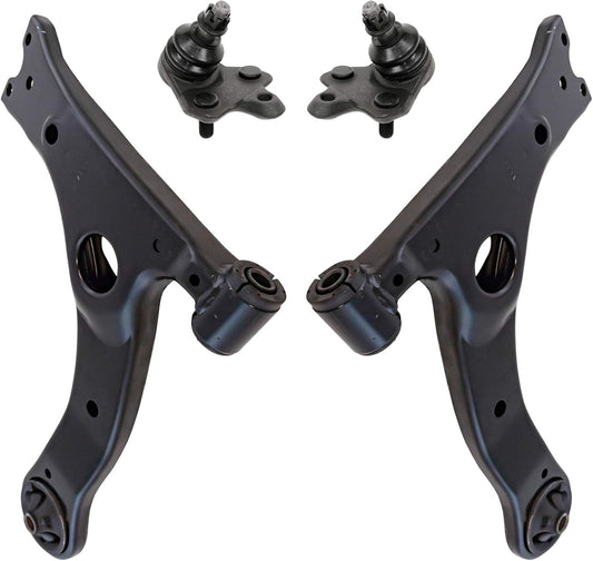 TRQ Front Lower Control Arm Set for 2014-2019 Toyota Corolla