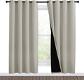 Blackout Window Curtain Panels 2-Pack - Full Light Blocking, Thermal