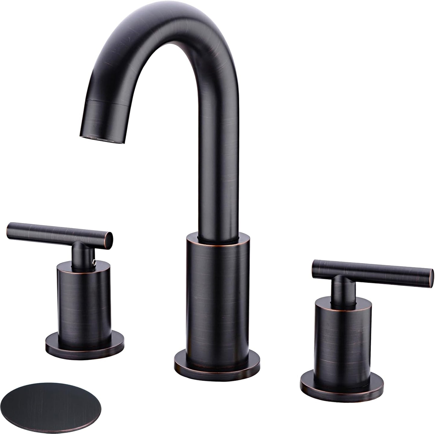 TRUSTMI 8 Inch Widespread Bathroom Sink Faucet in Oil Rubbed Bronze