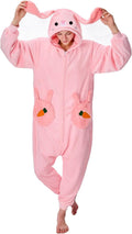 Comfy Adult Animal Onesie Pajamas One-Piece Cartoon Design