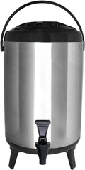 Stainless Steel Insulated Beverage Dispenser 12 Liter - Party Ready