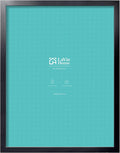 24x32 Picture Frame Black for Puzzles and Photos - Classic Minimalist