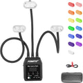 Mini Macro Flash Single Contact Hotshoe - Compact Dual-Head Lighting